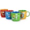 Gibson Peanuts Classic Gentle Reminders Collection 4 Pc Stoneware Mug Set with Stand Assorted Colors 134061.05 - alternate 4