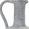 Homeroots 12" Gray Resin Round Pitcher Vase 632617 - alternate 3