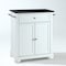 Crosley Alexandria Granite Top Portable Kitchen Island/Cart KF30024AWH - alternate 1