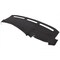 Wolf Products DASH PAD COVER Black Soft Foss Fibre Carpet All Vents and Sensor Openings Are PreCut 0565-00-25 - alternate 1