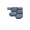 Daltile Uptown Glass 1in Hexagon Mosaic, 16.92 SQFT Per Carton, 18PK UP191HEXMS1P - alternate 4