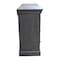 Homeroots 64" Gray Solid Wood Seven Drawer Double Dresser 554674 - alternate 7