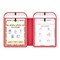 C-Line Products 8-1/2" x 11" Red Homework Connector Folders, 1/EA, 24EA/+DS 33004-DS - alternate 2