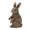Homeroots Set of Two Brown Resin Bunny Outdoor Statues 721387 - alternate 5