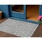 Homeroots 3' X 5' Gray And Light Gray Geometric Washable Indoor Outdoor Area Rug 596033 - alternate 1