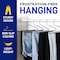 Lifemaster Metal Pants Hanger Set, Non-Slip, Space-Saving, Rubber-Coated, Black, 30PK LMHNMT33 - alternate 6
