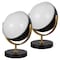 Jonathan Y Orion 12" Modern Contemporary Adjustable Rotating Globe w/Sliding Diffuser Shield LED Table Lam, 2PK JYL6019A-SET2 - alternate 4