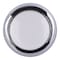 Brixwell Dual-Tone Round Cabinet Knob With White Insert For Kitchen Hardware 1 1/4 in Dia Polished Chrome BXB1291CHW - alternate 2