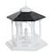 Cherry Valley White Plastic 10 Lb. Capacity Gazebo Bird Feeder NA6262 - alternate 1