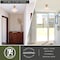 Vaxcel Huntley 12-in W Natural Brass Farmhouse Schoolhouse Semi Flush Mount Ceiling Light White Glass C0261 - alternate 6