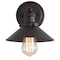 Jonathan Y July 7.88" 1-Light Industrial Farmhouse Metal Vanity Light, Oil Rubbed Bronze JYL7426A - alternate 1