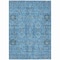 Homeroots 3' X 5' Sky Blue And Gray Oriental Washable Indoor Outdoor Area Rug 582062 - alternate 3
