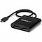 Startech.Com 2-Port USB-C to DisplayPort MST Hub - 4K 30Hz - Multi-Stream Transport Hub for USB C Windows MSTCDP122DP - alternate 1