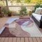 Homeroots 3' X 5' Brown And Taupe Abstract Washable Indoor Outdoor Area Rug 630441 - alternate 3