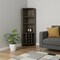 Homeroots 71in Dark Brown Wood Corner Bar Cabinet 479912 - alternate 4