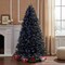 Homeroots 7' Black Pre Lit Full Spruce Christmas Tree 696948 - alternate 2