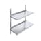 Amgood 16 in. x 36 in. Two-Tier Metal Wall Mount Shelf AMG WSD-1636-Z - alternate 1