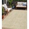 Homeroots 5' X 8' Gold And Beige Abstract Washable Indoor Outdoor Area Rug 594930 - alternate 1