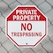 Signmission Private Property No Trespassing, 10 Inch X 10 Inch, Aluminum Metal Signs OC-A-10-161 - alternate 6