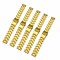 Elegani Oyster-Style Stainless Steel Replacement Band Compatible with Apple Watch 45mm, Yellow Gold SD3L-YGD-45mm - alternate 3