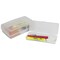 Storex Large Pencil Box, Clear, 3PK 61622U12C - alternate 4