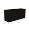 Homeroots 60" Black Wood Six Drawer Dresser 543999 - alternate 4