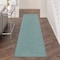 Homeroots 10' Aqua Power Loom Runner Rug 522444 - alternate 6