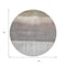 Homeroots 8' Taupe And Gray Round Abstract Washable Indoor Outdoor Area Rug 632067 - alternate 4