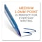 Bic Round Stic Xtra Life Ballpoint Pen, Stick, Medium 1 mm, Blue Ink, Translucent Blue Barrel, 500PK GSM500E-BLU - alternate 5