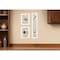 Homeroots Set Of Three The Kitchen Collection II 4 White Framed Print Kitchen Wall Art, 3PK 405937 - alternate 2