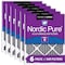 Nordic Pure 20x22x1 Plus Carbon Pleated Air Filter, High Capacity, MERV 8, 6 PK 20x22x1PM8C-6 - alternate 1