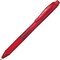 Pentel Retractable Roller Ball Pen, Medium 0.7 mm, Red PK12 PENBL107B - alternate 1
