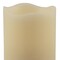 Homeroots 5" Ivory Flameless Pillar Candle 485143 - alternate 2