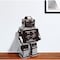 Homeroots 7" Silver Metal Robot Shaped Sculpture 392437 - alternate 3