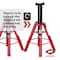 American Forge & Foundry Jack Stand, Pin Adjustment, 10 Ton Load Capacity, 22 in Min Ht, Steel, 1 PR 3309B - alternate 2