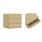 Manhattan Comfort Molly Nightstand in Natural Oak - Set of 2 2-NS008-NO - alternate 4