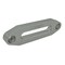 Lockjaw 4.88in Wide Aluminum Fairlead for Synthetic Winch Lines, Silver 28-0488s - alternate 4
