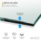 Anzzi Madam Series 76 in. x 50-54 in. Frameless Sliding Shower Door in Matte Black, 3/8 in Clear Glass SD-AZ13-03MB - alternate 7