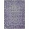 Homeroots 8' X 10' Purple Oriental Washable Indoor Outdoor Area Rug 607575 - alternate 2