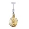 Bulbrite 4WLED JEWEL NATURAL SHAPED GRAND, 2200K FILAMENT W/ WHITE MARBLE PENDANT, WHITE STRING 810177 - alternate 1