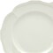 Homeroots White Four Piece Round Scallop Stoneware Service For Four Salad Plate Set 483505 - alternate 3