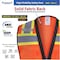 Protectx Hi Vis Safety Vest M Class 2 , Zipper 6 Pockets SV-120SS4-ORBK-M - alternate 2