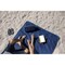 Picnic Time Family Of Brands Blanket Tote Outdoor Picnic Blanket, Navy Blue with Blue Flap 820-00-138-000-0 - alternate 2