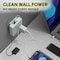 Overtime 7-in-1 Wall Outlet Surge Protector Extender 4 AC Outlets, 2 USB-A & 1 USB-C, White E63 - alternate 2