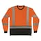 Ergodyne M Orange Class 3 Hi-Vis Long Sleeve Shirt Black Bottom 8369BK - alternate 3
