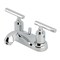 Kingston Brass Double-Handle 4" Centerset Bathroom Faucet with Pop-Up Drain, Polished Chrome FB5621CML - alternate 1