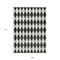Homeroots 9' X 12' Black Geometric Washable Indoor Outdoor Area Rug 577017 - alternate 6