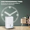 Edendirect 120 pint 6000 square feet 8.5 pint Bucket Dehumidifier in White with Auto Defrost, Inside Drying ZR-SDZ1-120P-WIFI - alternate 3