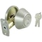 Prosource Signature Series Deadbolt, 3 Grade, Stainless Steel, 2-3/8, 2-3/4 in Backset, KW1 Keyway D261-RU5B - alternate 1