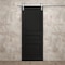 Sartodoors Modern Barn Door 42 x 80 inches, Ego 5012 Painted Black Oak, 8FT Silver Rail Track Heavy Hardware EGO5012BD-S-CHK-42 - alternate 4